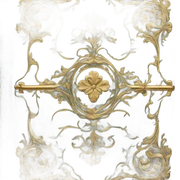 Rococo journal sticker