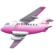 Girly Plane  sticker