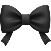black bow sticker