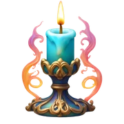 Magic candle  sticker