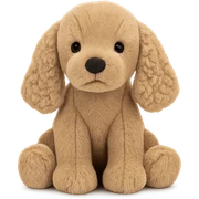 cute cocker spaniel puppy jellycat plushie sticker
