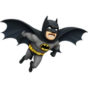 batman flying sticker