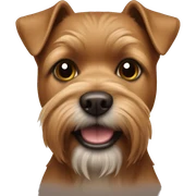 Brown Toterrier  sticker