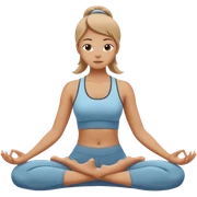 Girldoing yoga sticker