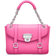 Pink channel purse sticker