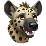 Hyena sticker
