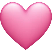 Pink heart sticker