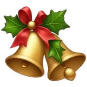 Christmas bells sticker
