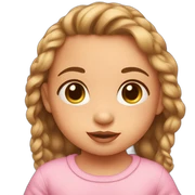 baby girl sticker