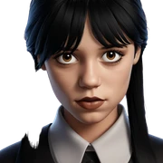 girl with black hair portrait sticker