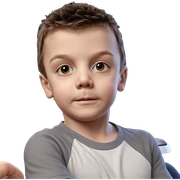 realistic portrait of man sticker