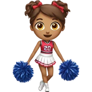 cheerleader sticker