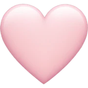 Light pink heart sticker