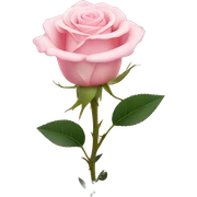 Small light pink Rose + Quran sticker