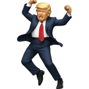 Donald trump dancing sticker