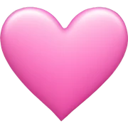pink heart sticker