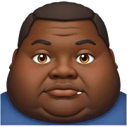 Fatass black man sticker