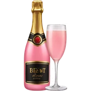 Pink champagne  sticker