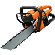Chainsaw sticker