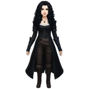 yennefer from witcher sticker