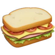 realistic sandwich sticker
