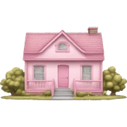 baby pink house  sticker
