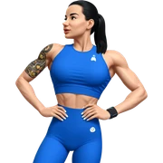 gym ready black-haired beauty sticker
