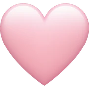 Light pink heart sticker