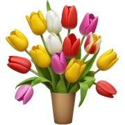 Tulip bouquet  sticker