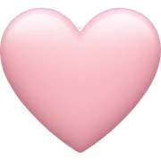 Pastel pink heart sticker