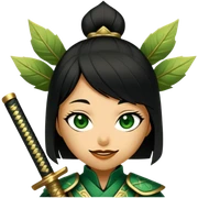 Emerald Samurai sticker