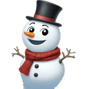 Snowman sticker