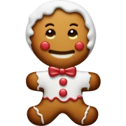 Gingerbread man sticker