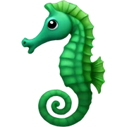 seahorse sticker