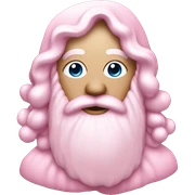 light pink christmas sticker