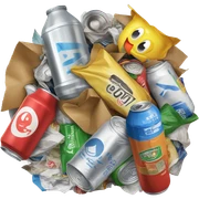 Trash sticker