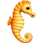 Sea horse sticker