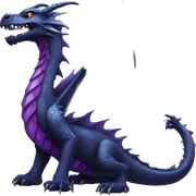 Psychic dragon with obsidian obelisk sticker