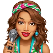 Colorful Singer sticker