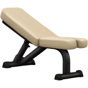 Beige Y black workout bench sticker