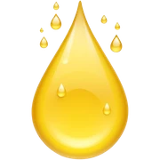 Yellow water sticker