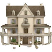 luxury house sticker
