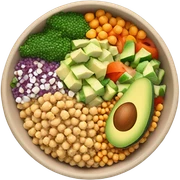 bowl of healthy food sticker