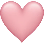 baby pink heart sticker