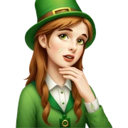 Sad Leprechaun sticker