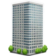 Office Tower with "N" on it. sticker