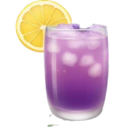 Lavender plants cocktail sticker
