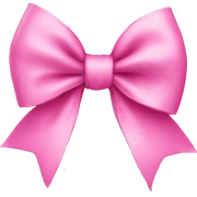 pink bow sticker