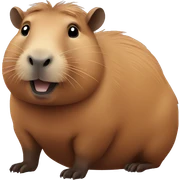 Capybara sticker