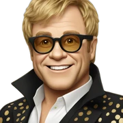 Elton John sticker